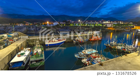 Fishing Port, Llanes Harbour, Llanes, Spain Fishing Port, Llanes Harbour, Llanes, Spain 131678526