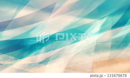 爽やかなブルーとホワイトの抽象背景|清涼感あふれる曲線デザイン 爽やかなブルーとホワイトの抽象背景|清涼感あふれる曲線デザイン 131678678