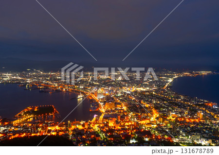日本三大夜景・函館山から望む夜景 日本三大夜景・函館山から望む夜景 131678789