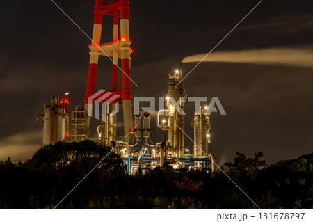 鹿島臨海工業地帯・工場夜景 131678797