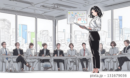 自信満々の女性リーダーが率いるプロジェクトチーム