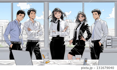 自信満々の女性リーダーが率いるプロジェクトチーム