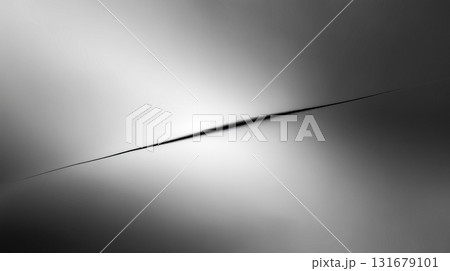 モノクロで描かれた抽象的な線のアート モノクロで描かれた抽象的な線のアート 131679101