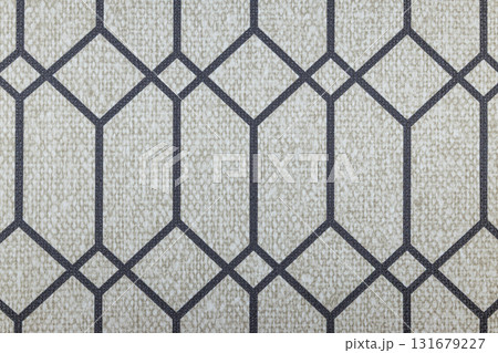 Geometric lattice wallpaper texture with navy lines on light gray background 131679227