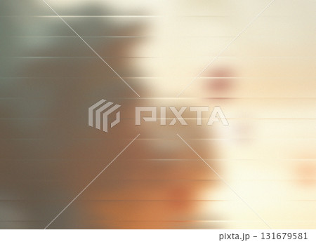 Orange Brown Frosted Grid Abstract Blurred Glass Texture Background 131679581
