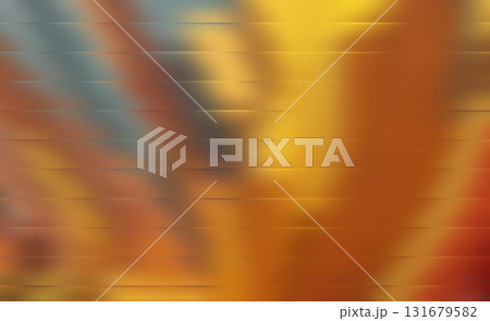 Yellow Orange Blue Tiles Abstract Gradient Blurred Texture Art 131679582