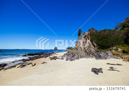 Glasshouse Rocks in Narooma Australia 131679741