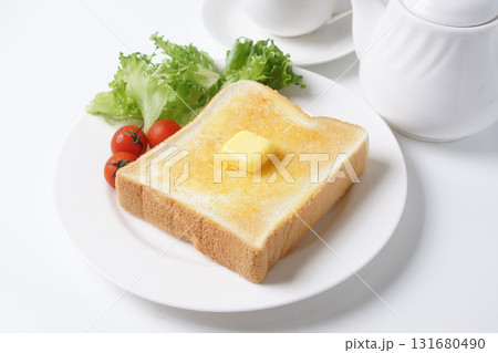 朝食バタートースト 朝食バタートースト 131680490