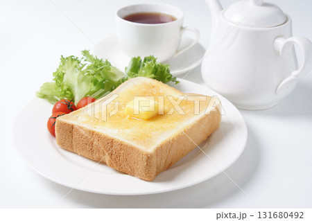 朝食バタートースト 131680492