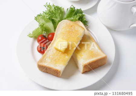 朝食バタートースト 131680495