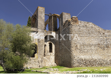 Serpa castle ancient remains showing historical Portuguese architecture 131680990