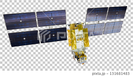 Navigation satellite isolated 131681483