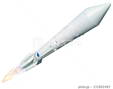 Space rocket lift off 131681493