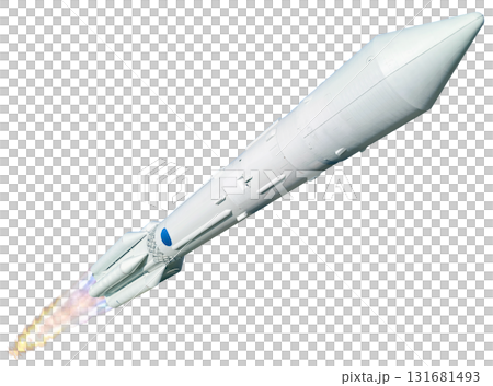 Space rocket lift off 131681493