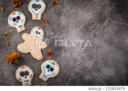 Mexican Halloween Dia de los Muertos cookies Mexican Halloween Dia de los Muertos cookies 131681679