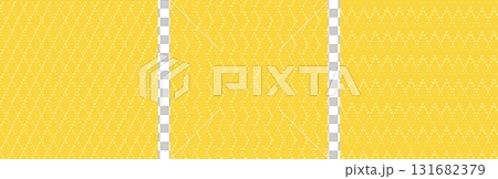 Orange pattern background set with horizontally long diamond-shaped frames surrounded by dots and expressed in size 131682379