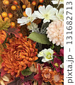 大正ロマン的な和のイメージの橙色系の造花2 131682713