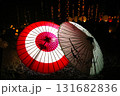 和傘と竹灯り 131682836
