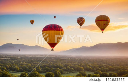 気球に乗って 気球に乗って 131683255