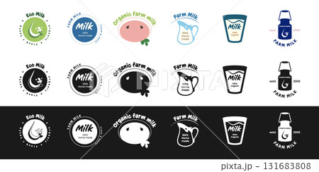 Design showcases various infographics promoting organic milk products, emphasizing eco-friendly practices, freshness, and farm quality. Ideal for brands focused on sustainability and healthy living. Design showcases various infographics promoting organic milk products, emphasizing eco-friendly practices, freshness, and farm quality. Ideal for brands focused on sustainability and healthy living. 131683808