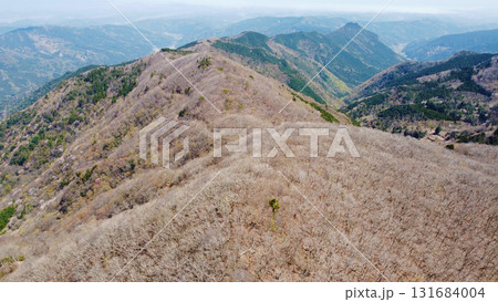 犬ヶ岳登山「一ノ岳山頂上空からの眺め」 131684004