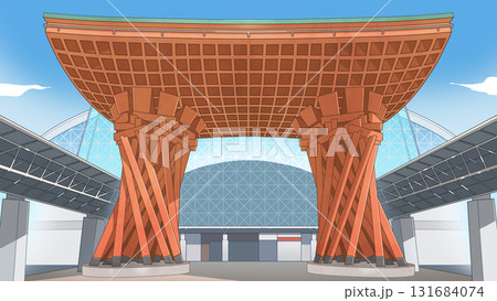 駅【背景】  駅【背景】  131684074