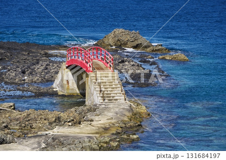 夏の津軽半島　高野埼の遊歩道 131684197