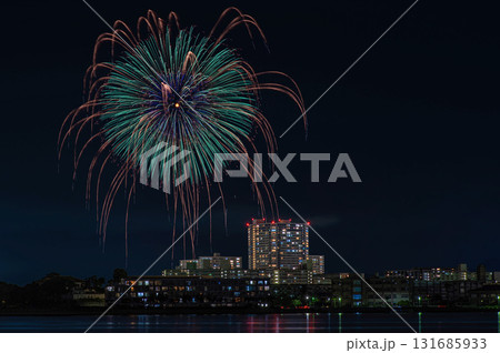 埠頭から望むFukuoka東区花火大会 131685933