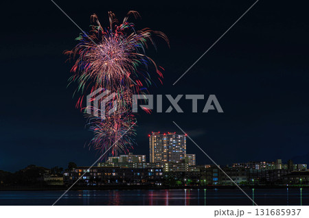 埠頭から望むFukuoka東区花火大会 131685937