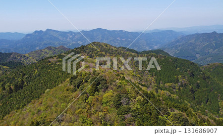 カラ迫岳上空からの空撮 カラ迫岳上空からの空撮 131686907