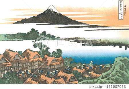 葛飾北斎　富嶽三十六景　#41　甲州伊沢暁 131687058