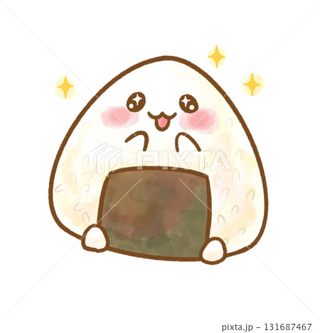 キラキラ笑顔のおにぎりキャラクター / Sparkling Rice Ball Character キラキラ笑顔のおにぎりキャラクター / Sparkling Rice Ball Character 131687467