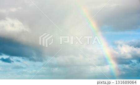 Sky Replacement Rainbow Clouds 131689064