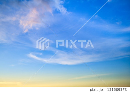 Sky Replacement Waves of Evening Clouds 131689578
