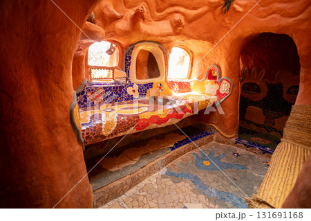 Unique earthen architecture of Casa Terracota in Villa de Leyva. Boyaca, Colombia 131691168