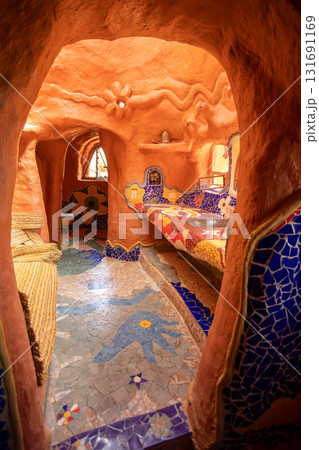 Unique earthen architecture of Casa Terracota in Villa de Leyva. Boyaca, Colombia 131691169