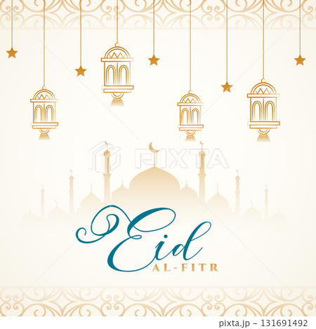 muslim festival eid al fitr celebration background design muslim festival eid al fitr celebration background design 131691492