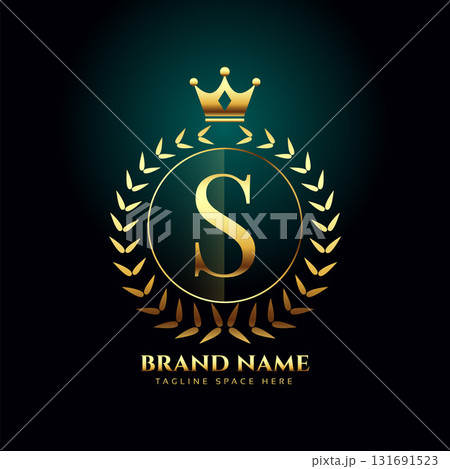 modern and elegant letter S symbol background for company marketing modern and elegant letter S symbol background for company marketing 131691523