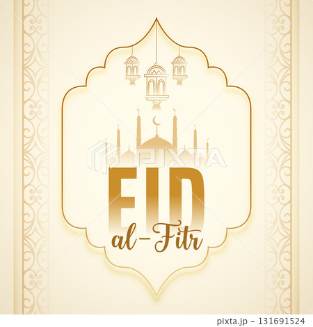 classic style eid al fitr greeting background design classic style eid al fitr greeting background design 131691524