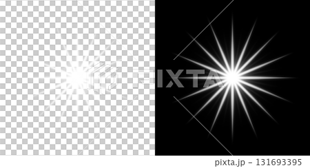 Sunburst and light radiating placed on transparent and black backgrounds Sunburst and light radiating placed on transparent and black backgrounds 131693395