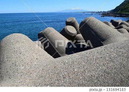 海岸の波消しブロック 海岸の波消しブロック 131694183