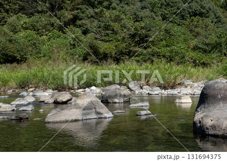 栃木県 那須塩原 那珂川上流域の風景 131694375