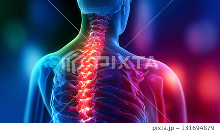 人体イメージ 首、肩の痛み 人体イメージ 首、肩の痛み 131694879
