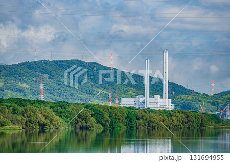 秋の淀川風景 大阪府高槻市 秋の淀川風景 大阪府高槻市 131694955
