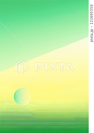 緑と黄色の背景素材 緑と黄色の背景素材 131695359