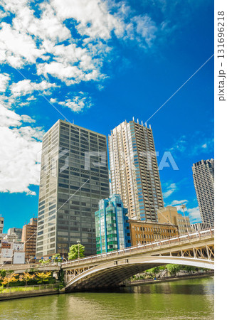 大阪天神橋周辺の街並み風景 131696218