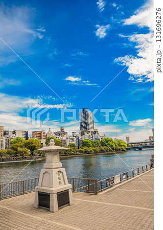 大阪天神橋周辺の街並み風景 131696276