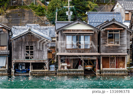 京都 伊根の舟屋 131696378