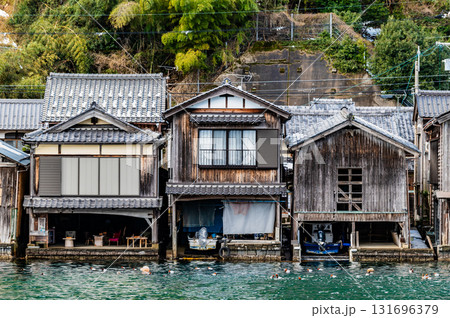 京都 伊根の舟屋 131696379