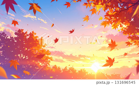 秋の夕暮れ 131696545